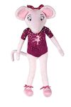 16 Inches Tall Angelina Ballerina Soft Toy Dressed in Purple