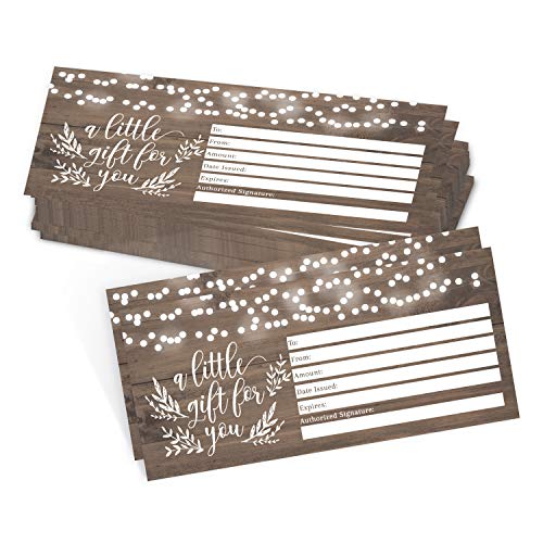 best gift certificate ideas