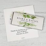 25ct Personalized Wedding Candy Bar Wrappers for 1.55oz Chocolate Bars (25 Count) - Party Favors for Guests