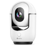 2K Pan/Tilt Security Camera, WiFi Indoor Camera for Home Security with AI Motion Detection, Baby/Pet Camera with Phone App, Color Night Vision, 2-Way Audio, 24/7, Siren, TF/Cloud Storage
