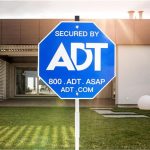 ADT Security Sign - Heavy Duty 28" 100% Aluminum Yard Sign with Stake for Weather-Resistant Protection