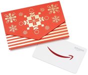 Amazon.com Gift Card in a Red and Gold Mini Envelope