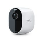 Arlo Essential Spotlight Camera - Wireless Security, 1080p Video, Color Night Vision, 2 Way Audio, Wire-Free, Direct to WiFi No Hub Needed, Works with Alexa, White - VMC2030,1 Count (Pack of 1)