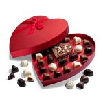 Astor Chocolate Love Chocolate Heart Gift Box, 24 Assorted Belgian Truffle Hearts, Romantic Gifts for Chocolate Lovers, Him & Her, Candy & Chocolate Gifts Men and Women