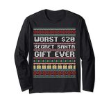 Best Worst $20 Secret Santa Gift Ever Shirt Funny Gift Idea