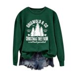 black of friday deals 2023 Ugly Christmas Sweater for Women 2023 Fashion Funny Graphic Christmas Sweatshirts Pullover Tops Long Sleeve Fall Shirts Trendy Clearance Christmas Shirts for Women Plus Size