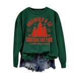 black of friday deals 2023 Ugly Christmas Sweater for Women 2023 Fashion Funny Graphic Christmas Sweatshirts Pullover Tops Long Sleeve Fall Shirts Trendy Clearance Christmas Shirts for Women Plus Size
