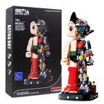 BRICKKK Pantasy Astro Boy Building Kit for Adults, Creative Cool Collectible Build-and-Display Model for Home or Office, Idea Birthday Present for Teens or Surprise Treat (1258Pieces)