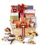 Broadway Basketeers Gourmet Food Christmas Chocolate Gift Basket Snack Gifts for Families, College – Delivery for Holidays, Appreciation, Thank You, Corporate, Corporate, Get Well Soon Care Package