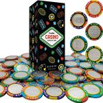 Casino Poker Chips - Belgian Milk Chocolate Coins, Kosher Certified Dairy, Non GMO (1 Pound)