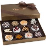 Christmas Chocolate Gift Baskets, 12 Cookie Chocolates Box, Covered Cookies Holiday Gifts Sets, Family Food Delivery Ideas, Prime Gourmet Candy Basket, For All Couples Families Adults Men Women Mom