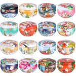 Christmas Scented Candles Gift Sets, Natural Soy Wax 2.5 Oz Unit Portable Travel Tin Perfect for Women Anniversary - 16 Pack