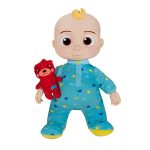 Cocomelon Official Musical Bedtime JJ Doll, Soft Plush Body – Press Tummy and JJ Sings Clips from ‘Yes, Yes, Bedtime Song,’ – Includes Feature Plush and Small Pillow Plush Teddy Bear, Multi