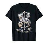 Cool As Dollar Bill Dollar Sign $$ Gift Design Idea T-Shirt