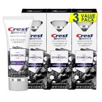 Crest 3D White Whitening Therapy Charcoal Deep Clean Fluoride Toothpaste, Invigorating Mint, 3.5 Ounce, Pack of 3