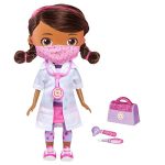 Disney Junior Doc McStuffins Wash Your Hands Singing Doll, With Mask & Accessories, Officially Licensed Kids Toys for Ages 3 Up by Just Play