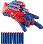 DRAVF Spider Gloves Man Web Shooter Toy for Kids, Spider Kids Plastic Cosplay Launcher Glove Hero Movie Launcher with Wrist Toy Set Funny Decorate Children Funny Educational Toys Wrist Launcher