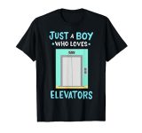 Elevator Just a Boy Who Loves Elevators T-Shirt