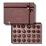 Ethel M 24 Piece Premium Dark Chocolate Collection Assortment Candy Gift Box – Exotic flavors, lemon, vanilla, caramel and more
