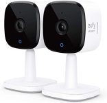 eufy Security Indoor Cam C120 2-Cam Kit, 2K Security Indoor Camera, Plug-in Camera with Wi-Fi, Human and Pet AI, Works with Voice Assistants, Night Vision, Two-Way Audio, HomeBase 3 Compatible