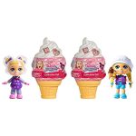 Far Out Toys Love, Diana, Kids Diana Show, Fashion Fabulous Collectible Doll 2-Pack, 2 Surprise 3.5” Dolls in Adorable Ice Cream Cones, 10 Different Diana Doll Styles to Collect