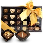 Father's Day Chocolate Box Chocolate Truffles – Delicious Gourmet Chocolate Candy – Chocolate Assortment with 24 Different Mouthwatering Truffles Mix – Beautifully Packed Gift Box