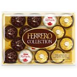 Ferrero Collection Premium Gourmet Assorted Hazelnut Milk Chocolate, Dark Chocolate and Coconut Chocolates, Luxury Chocolate Holiday Gift Box, 16 Ct. (Pack of 1)