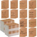 Fulmoon 60 Pcs Inspirational Kraft Notebooks Thank You Journals Bulk Appreciation Gifts for Employees Coworkers 3.2" x 5" Small Pocket Notepads for School Office Travel Supplies, 12 Styles