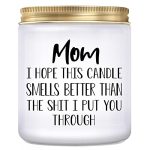 Gifts for Mom from Daughter, Son - Mom Gifts, Funny Birthday Gifts for Mom, Mothers Day & Christmas Day Gifts for Mom, Lavender Candles(7oz)