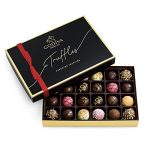 Godiva Chocolatier Holiday Signature Assorted Chocolate Truffles Gift Box with Red Ribbon - 24 Piece Gourmet Chocolate Selection with Milk Chocolate, Crunchy Almonds, Dark Chocolate Truffles & Salted Caramel