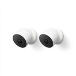 Google Nest Cam Outdoor or Indoor, Battery - 2nd Generation - 2 Count (Pack of 1)