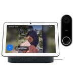 Google Nest HD Max Bundle with 10" HD Display and Wi-Fi Wired Video Doorbell Camera