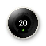 Google Nest Learning Thermostat - Programmable Smart Thermostat for Home - 3rd Generation- Works with Alexa - White