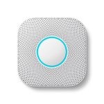 Google Nest Protect - Smoke Alarm - Smoke Detector and Carbon Monoxide Detector - Wired, White