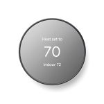 Google Nest Thermostat - Smart Thermostat for Home - Programmable Wifi Thermostat - Charcoal