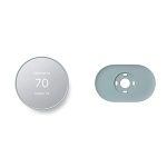Google Nest Thermostat - Smart Thermostat for Home - Programmable Wifi Thermostat & Trim Kit - Made for the Nest Thermostat - Programmable Wifi Thermostat Accessory - Fog