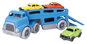 Green Toys Car Carrier, Blue - Pretend Play, Motor Skills, Kids Toy Vehicle. No BPA, phthalates, PVC. Dishwasher Safe, Recycled Plastic, Made in USA.