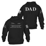 Grunt Style Dad Defined Hoodie (Black, X-Large)