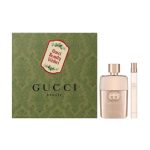 Gucci Guilty for women Eau de Toilette 2 Piece gift set 1.6oz EDT Spray,+ 0.33oz EDT Spray + Makeup Remover Wipe - Alcohol Free Face & Eye Makeup Remover Wipe with Aloe E & Cucumber Extract