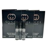 Gucci Guilty Sample Perfume Eau De Toilette Men Spray Pour Homme MINI SMALL Travel Size 1.5 ML / 0.05 - set of 3