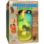 Hapinest DIY Dinosaur Toy Lantern Night Light Kit - Arts and Crafts Gift for Boys or Girls Ages 6 7 8 9 10 Years Old and Up
