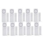 Home Security Alarm System DIY Kit - Magnetic Sensor - Guardian Protector - Window Glass Vibration Security Burglar Alarm for Homes, Cars, Sheds, Caravans, Motorhomes - Price Xes (Set of 10)