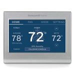 Honeywell Home RTH9585WF Wi-Fi Smart Color Thermostat, 7 Day Programmable, Touch Screen, Energy Star, Alexa Ready, C-Wire Required, Not Compatible with Line Volt Heating Gray