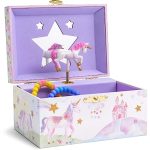 Jewelkeeper Jewelry Box for Girls, Party Unicorn Musical Jewelry Boxes, The Beautiful Dreamer Tune and Spinning Unicorn Doll, Toys for Girls