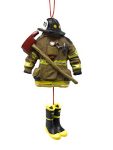 Kurt Adler J1038 4.5- Firefighter Uniform Christmas Ornament