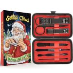 Manicure Set 8 In 1 - Christmas Stocking Stuffers for Men, Funny Christmas Gifts Box, Unique Womens Stocking Stuffers Teen Girls Boys Mom Dad Gift for Him Her Nail Clipper Kit Teenagers Wife Boyfriend