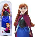 Mattel Disney Princess Dolls, Anna Posable Fashion Doll with Signature Clothing and Accessories, Mattel Disney's Frozen Movie Toys
