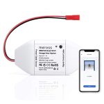 Meross Smart WiFi Garage Door Opener Remote, App Control, Works with Alexa, Google Assistant and SmartThings, No Hub Needed