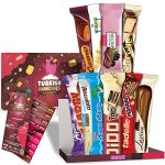 Midi International Chocolate Box | Premium Exotic Foreign Snacks | Unique Chocolate Gifts | Red Dwarf Star Theme | Candies from Around the World | 10 Full-Size Chocolates