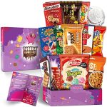 Midi International Snack Box | Premium Exotic Foreign Snacks | Unique Snack Food Gifts Included | Fantastic Space Theme | Candies from Around the World | 12 Full-Size + 1 Bonus Snacks